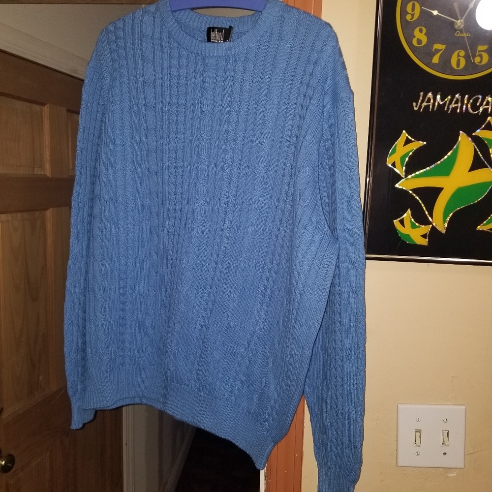 BELFORD MEN'S 100% Cotton Sweater